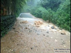 暴雨袭击熊猫谷