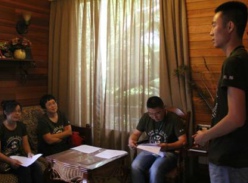 我会2014年新工作人员入职考核结束