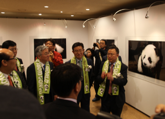 “熊猫亦艺术 保护无国界”—大熊猫艺术全球巡展韩国站正式开幕